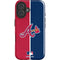 MLB Atlanta Braves Split iPhone 16 Plus Impact Case